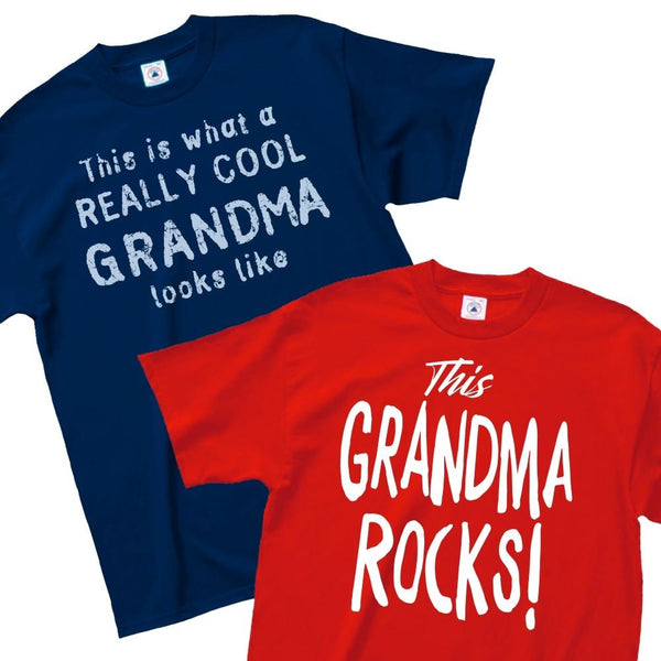 Really Cool Grandma or This Grandma Rocks T-Shirt - Assorted Styles and Sizes Women's Apparel - DailySale