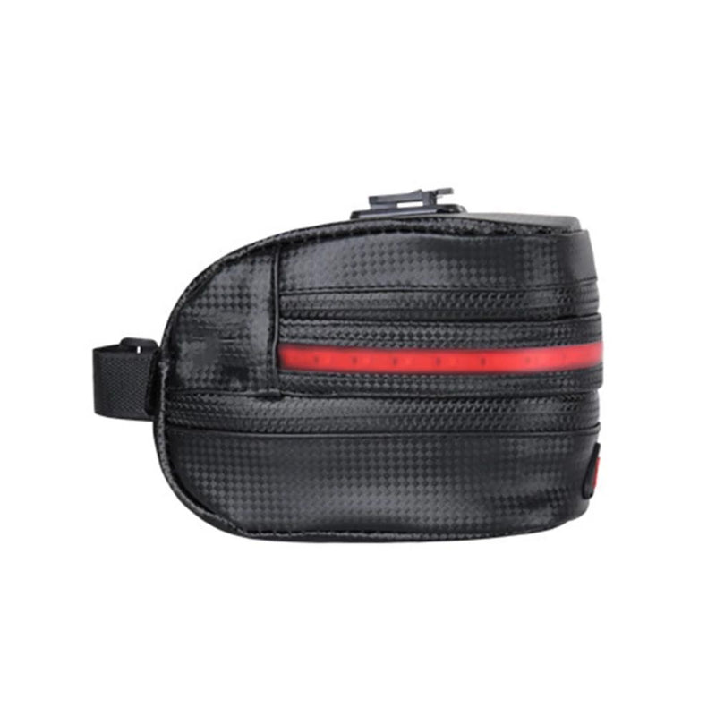 Rear Bike Saddle Bag with LED Light Sports & Outdoors - DailySale