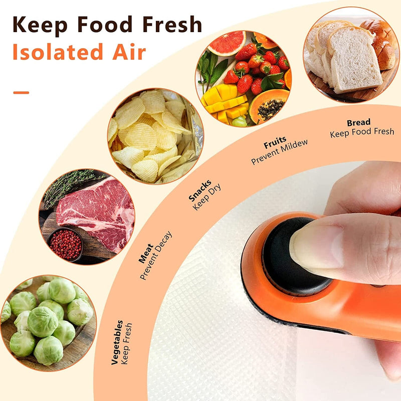 Rechargeable 2-in-1 Bag Mini Heat Sealer Kitchen Tools & Gadgets - DailySale