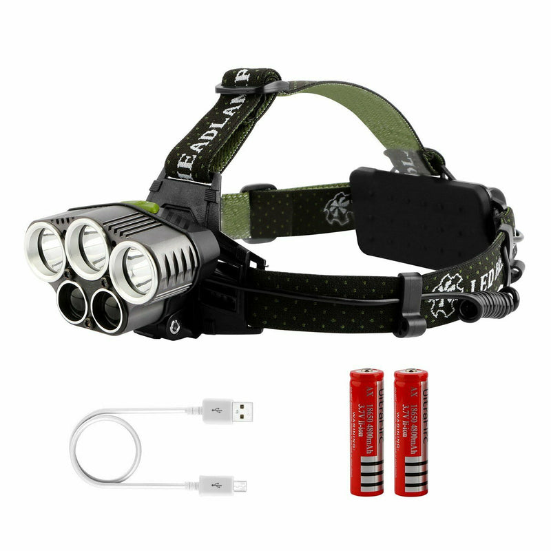 Rechargeable 6 Modes Headlamp 20000 Lumen Sports & Outdoors - DailySale