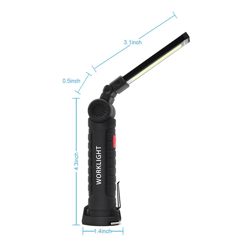 Rechargeable COB LED Slim Work Folding Light Sports & Outdoors - DailySale