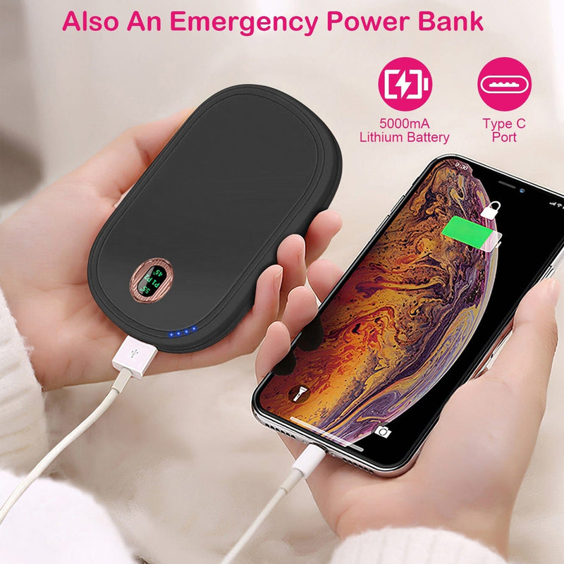 Rechargeable Hand Warmer Electric Hand Heater Sports & Outdoors - DailySale