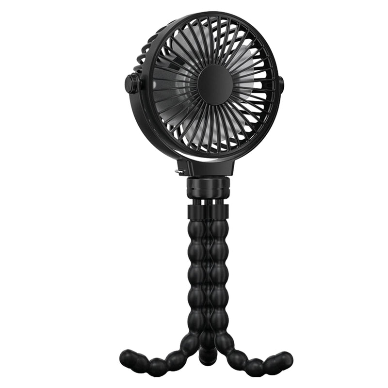 Rechargeable Handheld Fan with Flexible Tripod