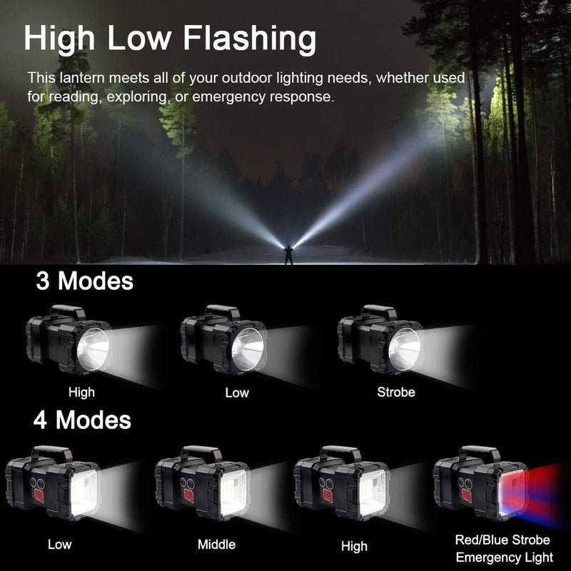 Rechargeable LED Spotlight Flashlight Sports & Outdoors - DailySale