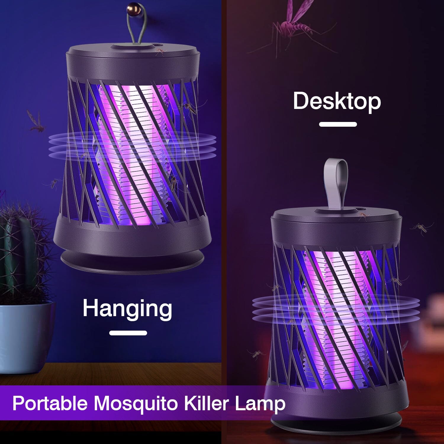 Rechargeable Mosquito Killer Lamp with Night Light Pest Control - DailySale