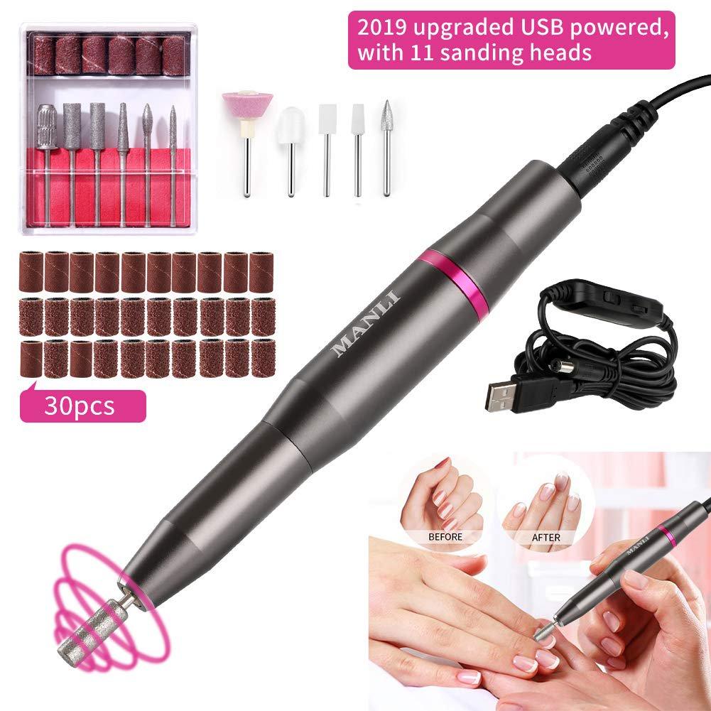 Rechargeable Nail Drill Kit with 2000mAh Phone Power Bank Beauty & Personal Care - DailySale