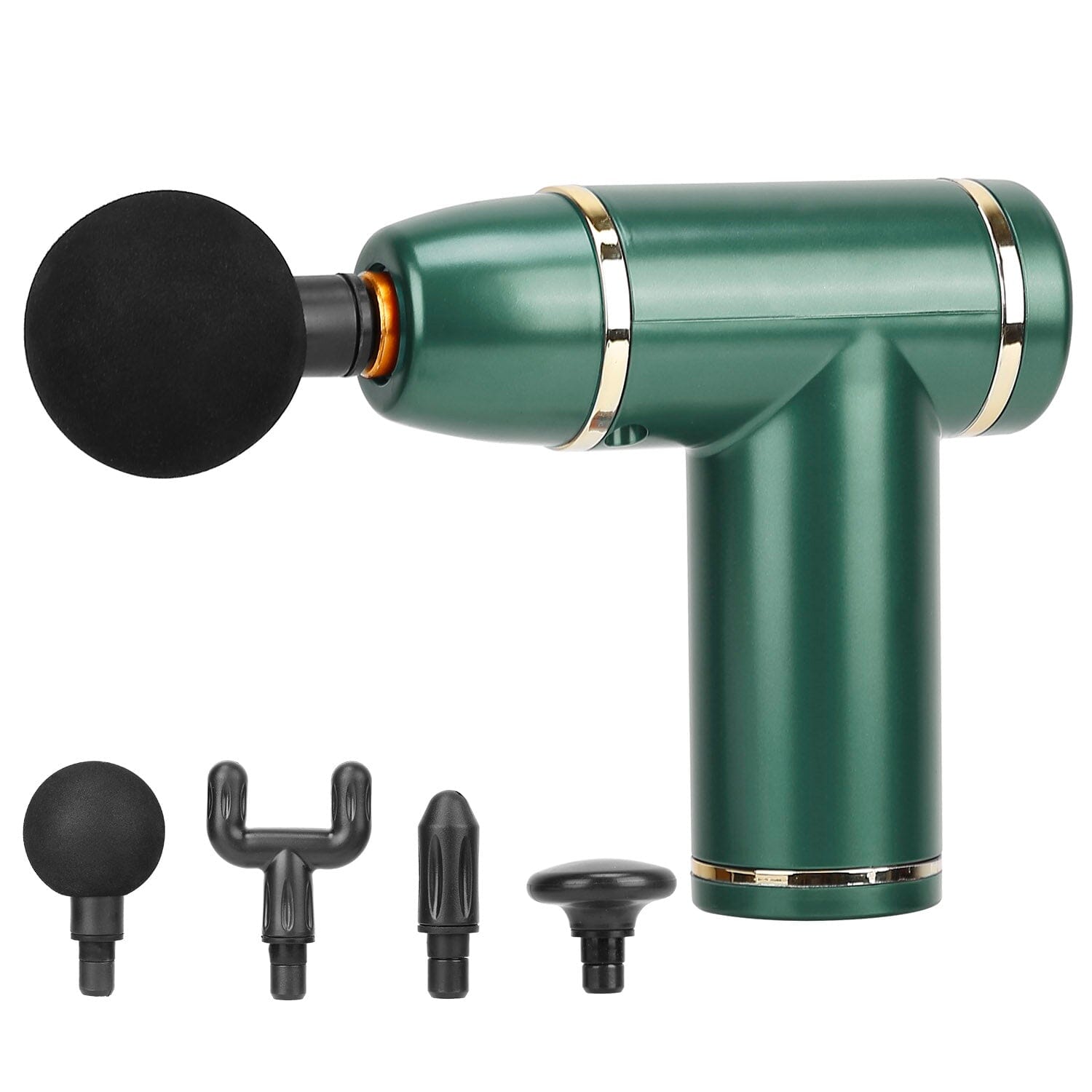 Rechargeable Percussion Massage Gun Wellness Green - DailySale