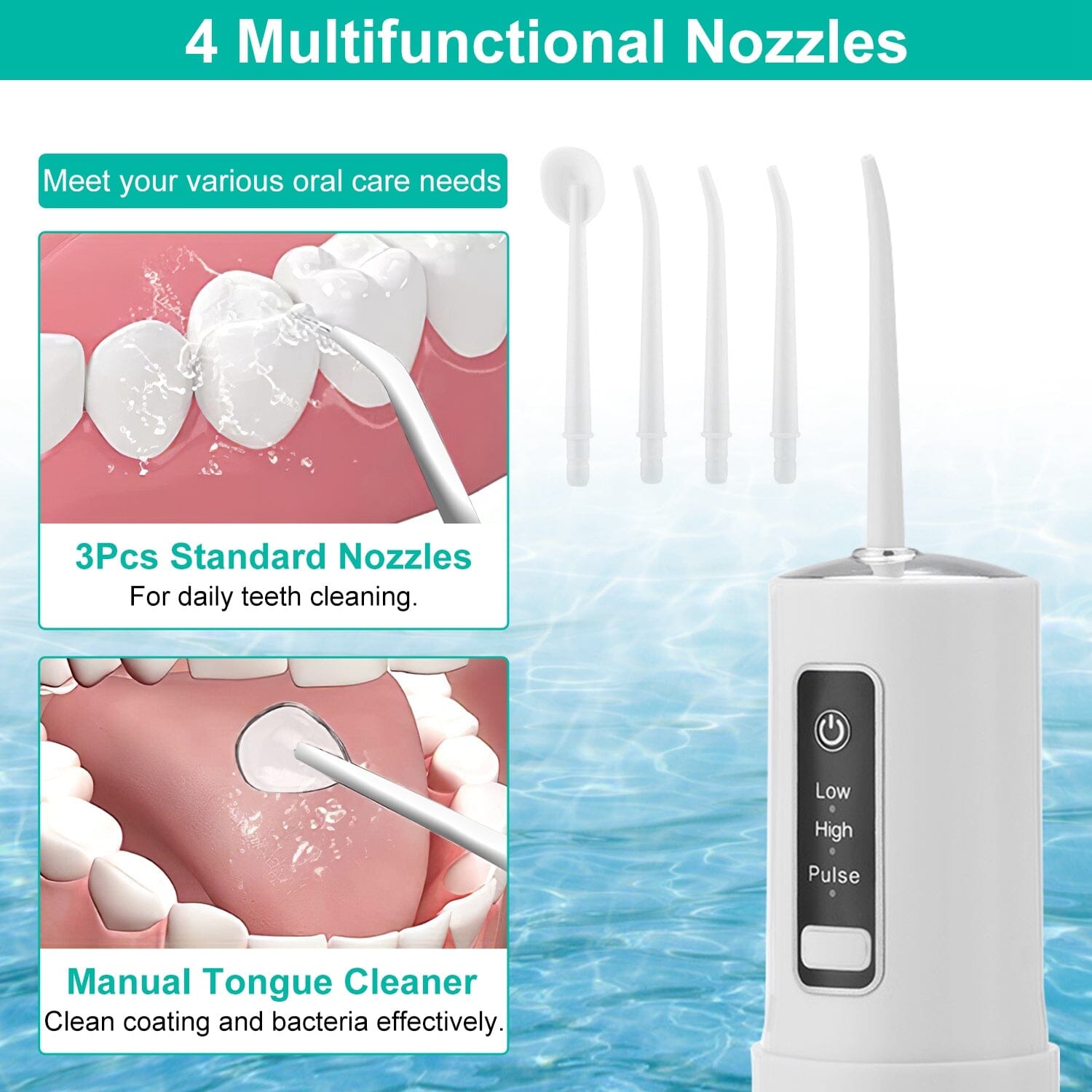 Rechargeable Portable Water Flosser Beauty & Personal Care - DailySale