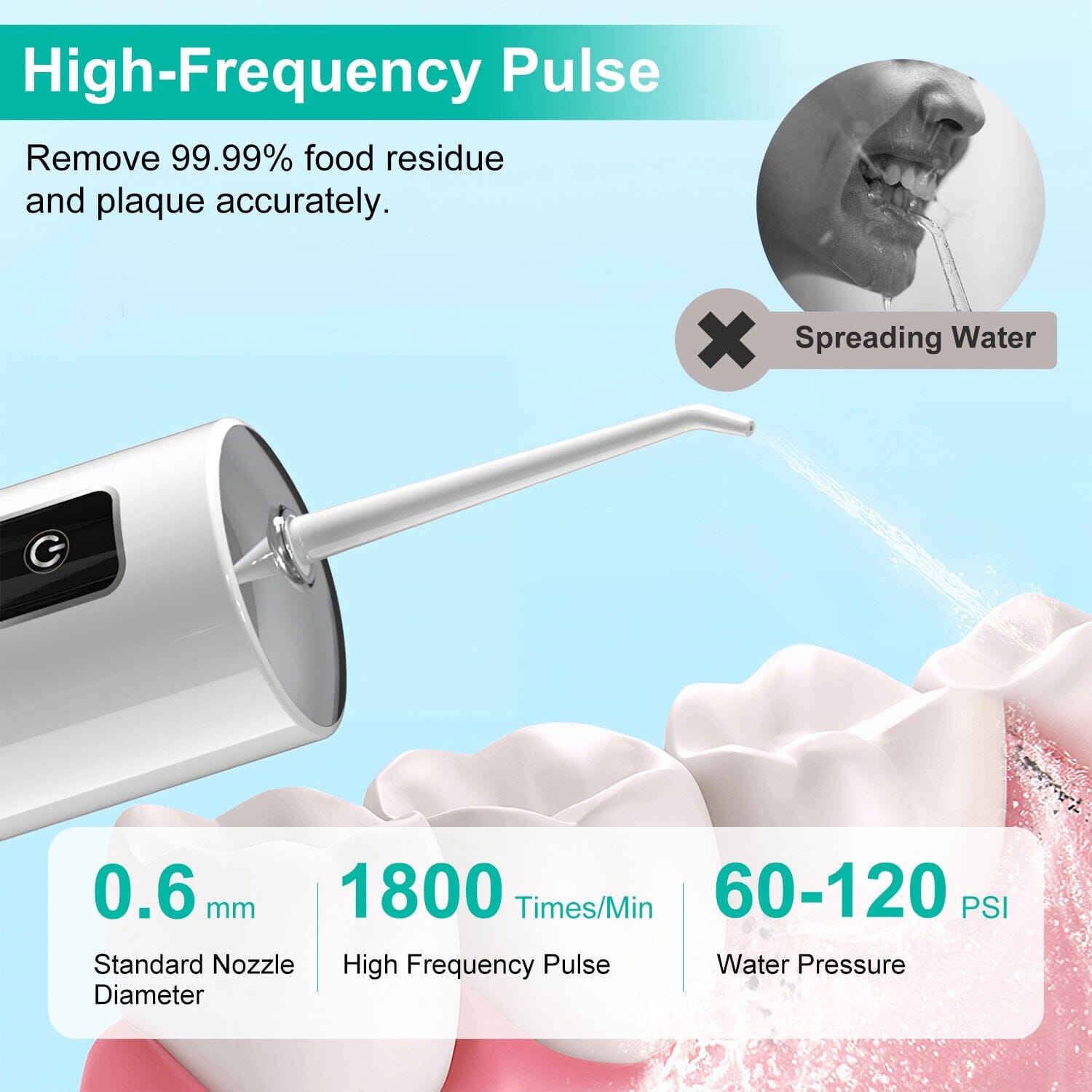 Rechargeable Portable Water Flosser Beauty & Personal Care - DailySale