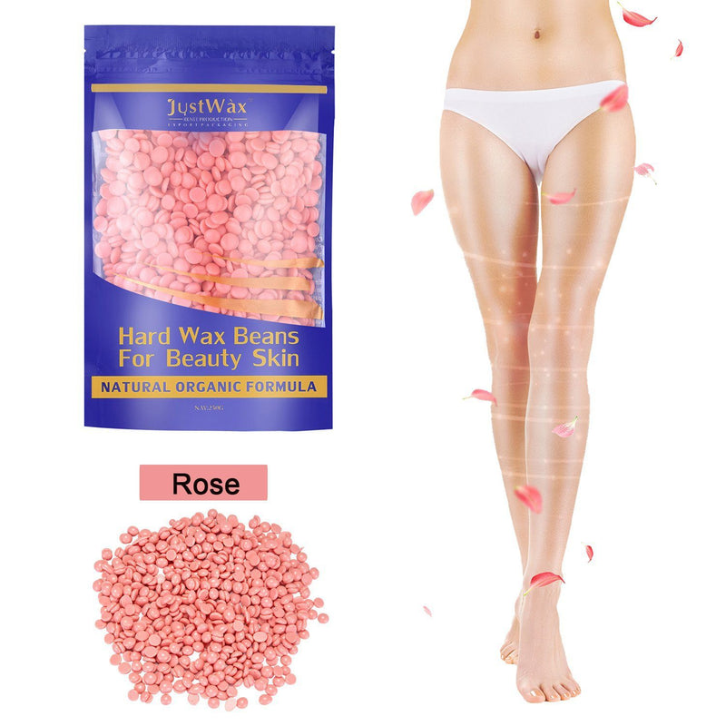 Red Hard Wax Beans Hair Removal Painless Warmer Waxing Beans Natural Pearl Beauty & Personal Care - DailySale