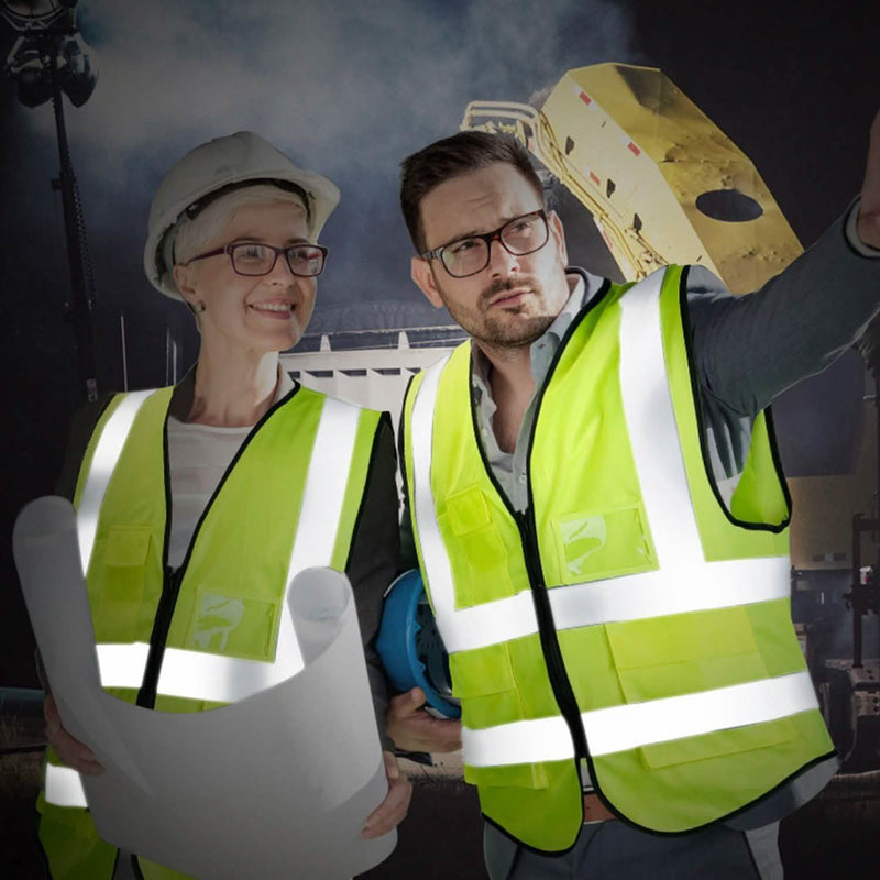 Reflective Safety Vest High Visible Waistcoat Sports & Outdoors - DailySale