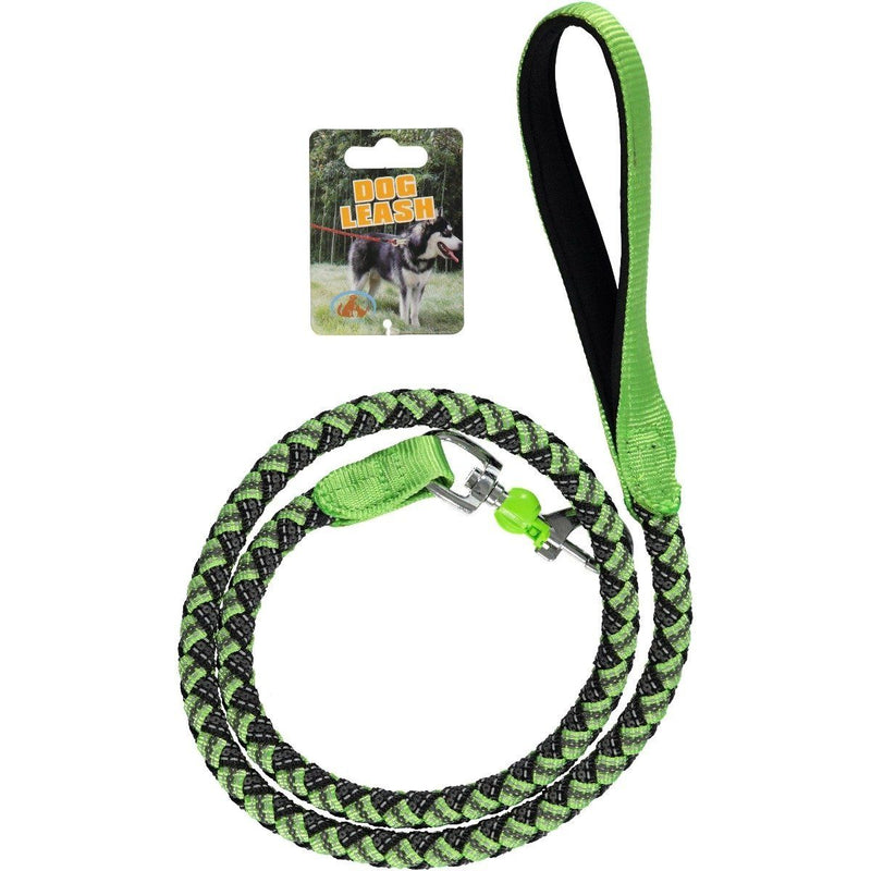 Reflective Stretchable Braided Leash for Pets Pet Supplies XS Green - DailySale