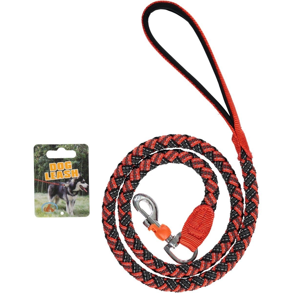 Reflective Stretchable Braided Leash for Pets Pet Supplies XS Red - DailySale