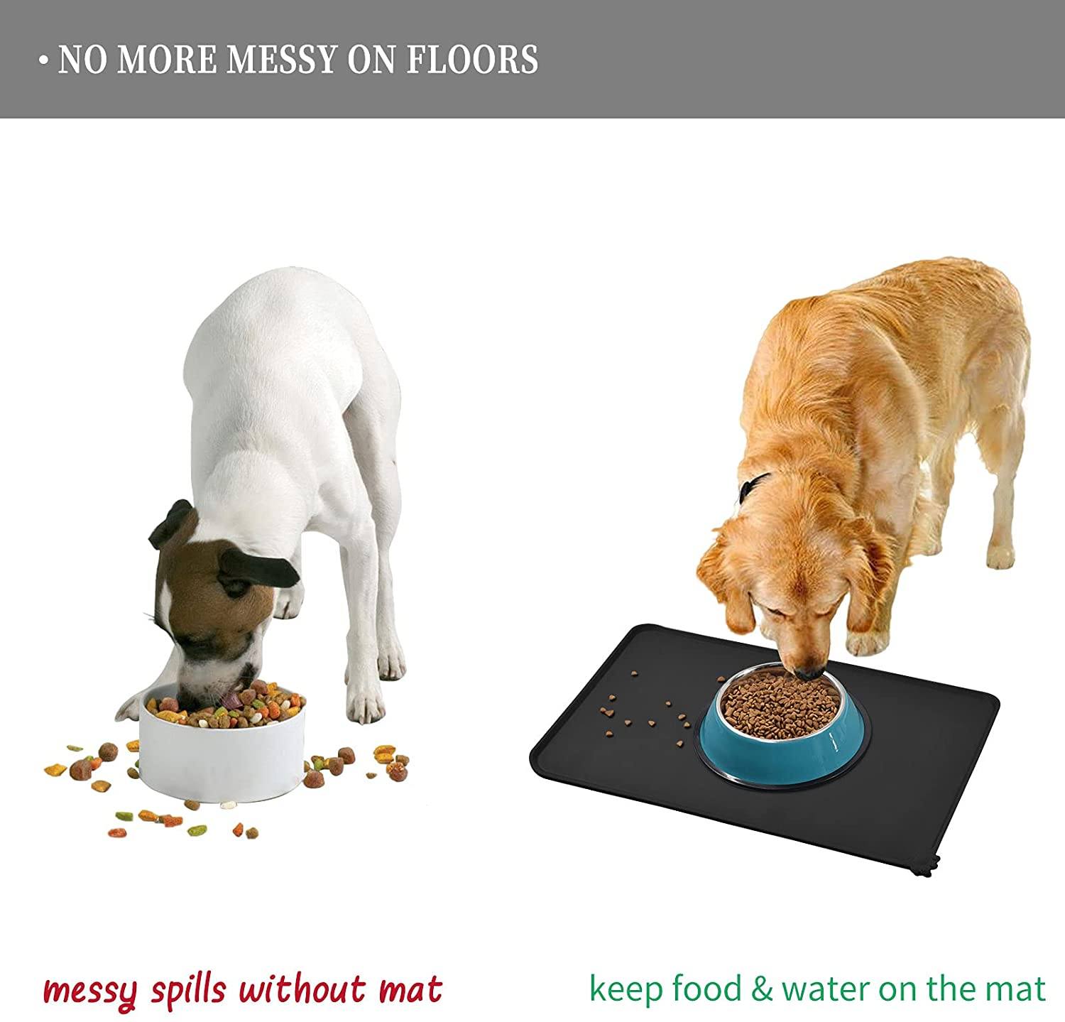 Reopet Silicone Dog Cat Bowl Mat Non-Stick Food Pad Pet Supplies - DailySale