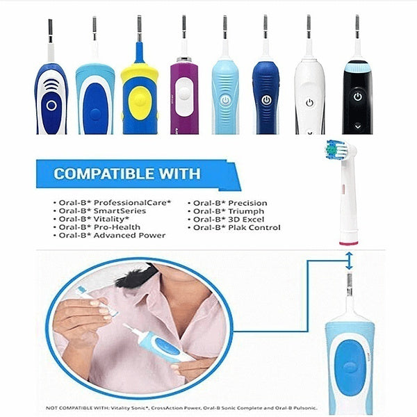 Replacement Electric Toothbrush Head for Oral-B Beauty & Personal Care - DailySale