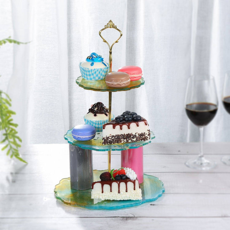 Resin Casting 3-Tier Cake Stand Kitchen & Dining - DailySale