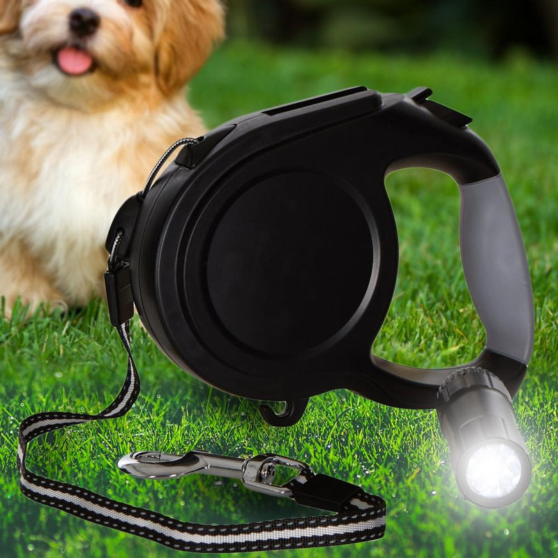 Retractable Dog Leash With LED Lights Pet Supplies - DailySale