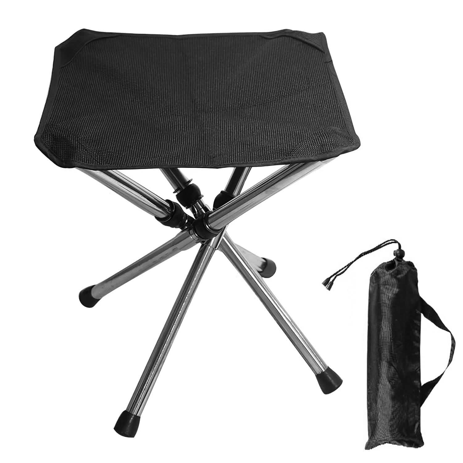 Retractable Portable Folding Chair Easy Set Up Backpacking Stool Sports & Outdoors - DailySale