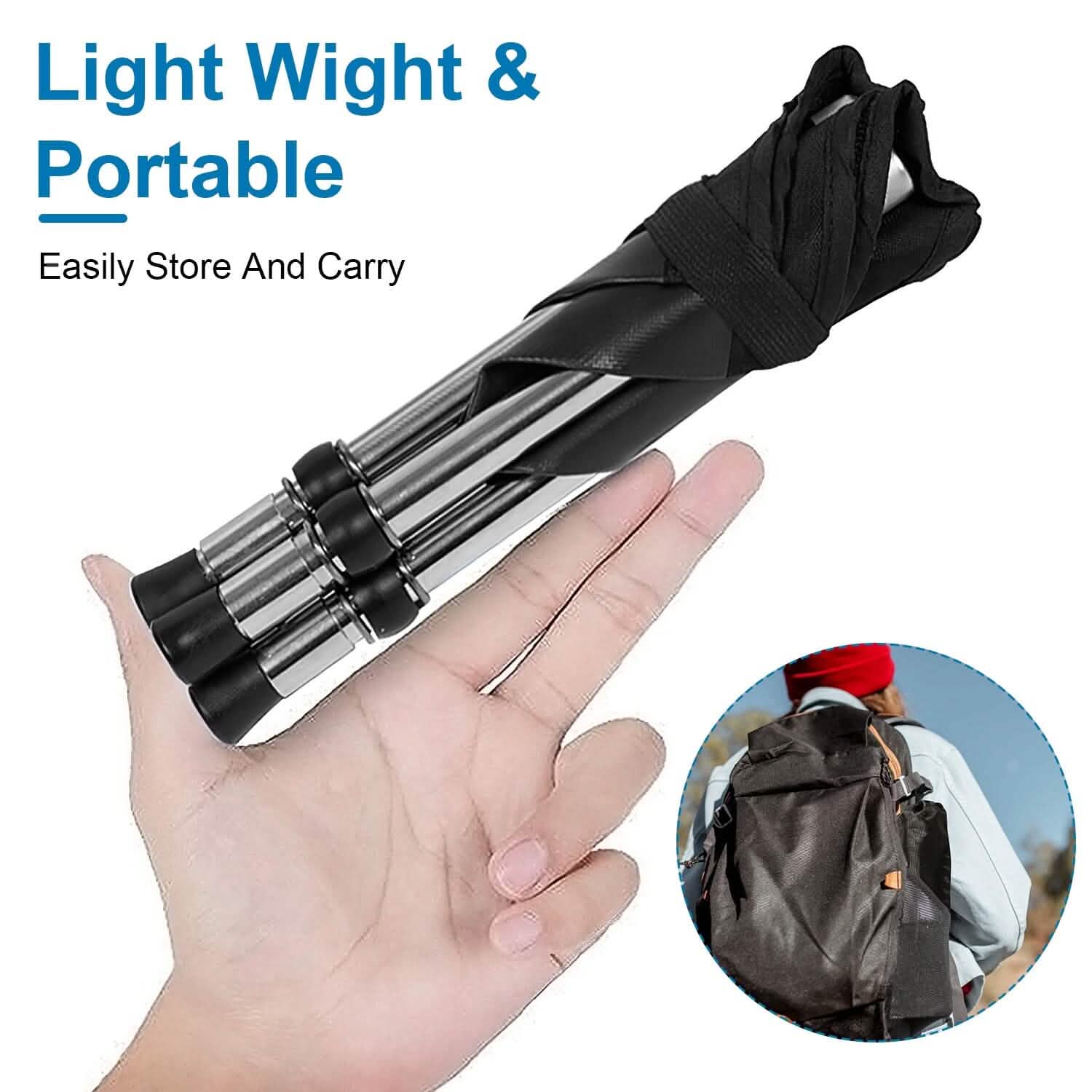 Retractable Portable Folding Chair Easy Set Up Backpacking Stool Sports & Outdoors - DailySale