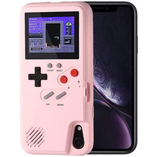 Retro Gaming Phone Case with 36 Games Built-In Toys & Games Pink iPhone X/XS - DailySale