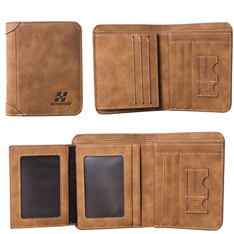 Retro Leather Card Holder for Men Men's Shoes & Accessories - DailySale
