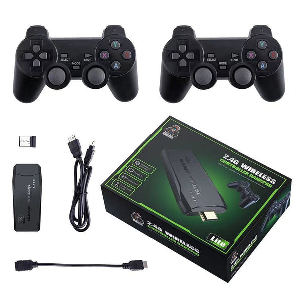 Retro Video Game Console with 10888 Games Wireless 4K 32GB Joystick Controllers Video Games & Consoles - DailySale