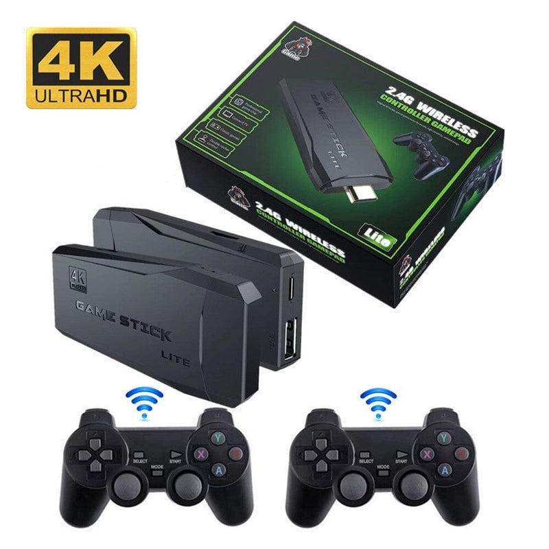 Retro Video Game Console with 10888 Games Wireless 4K 32GB Joystick Controllers Video Games & Consoles - DailySale