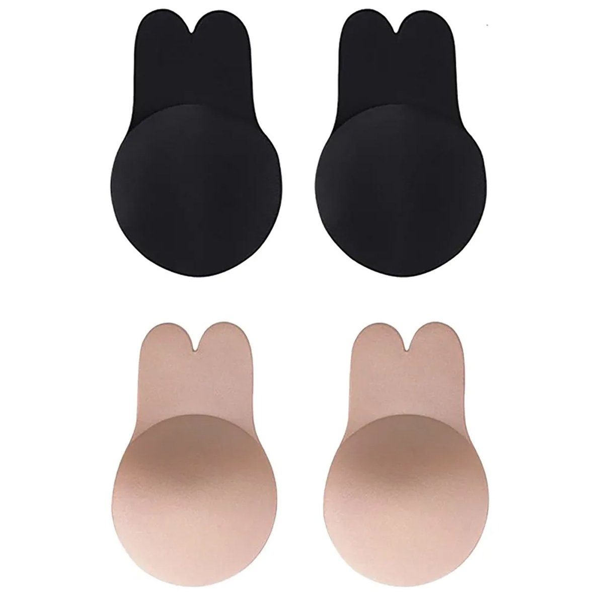 Reusable Bunny Ears Breast Up-Lifting Pasties Women's Clothing - DailySale