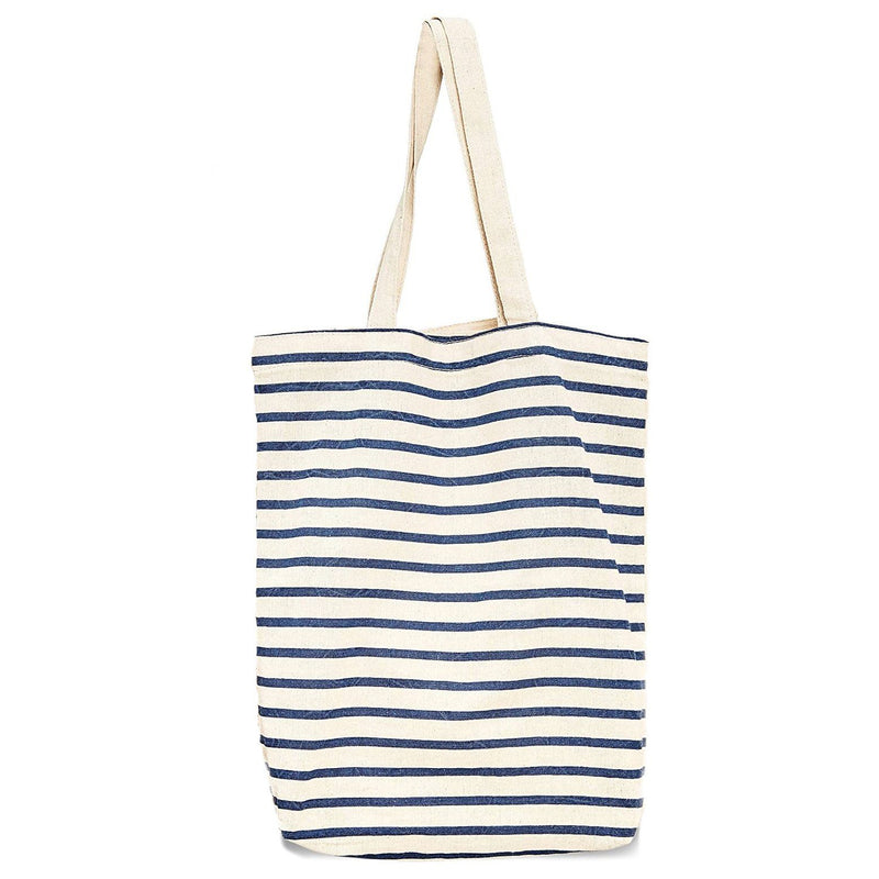 Reusable Cotton Grocery Shopping Tote Bag Bags & Travel Stripes - DailySale