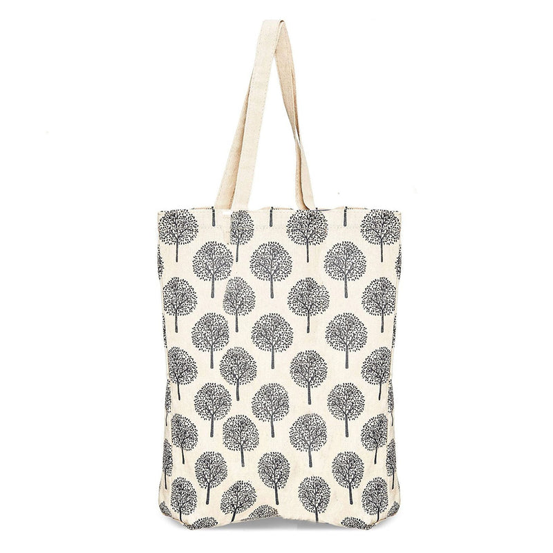 Reusable Cotton Grocery Shopping Tote Bag Bags & Travel Tree Print - DailySale