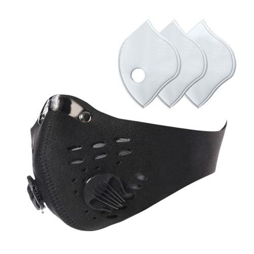 Reusable Face Mask with 3 Carbon Filters Face Masks & PPE - DailySale