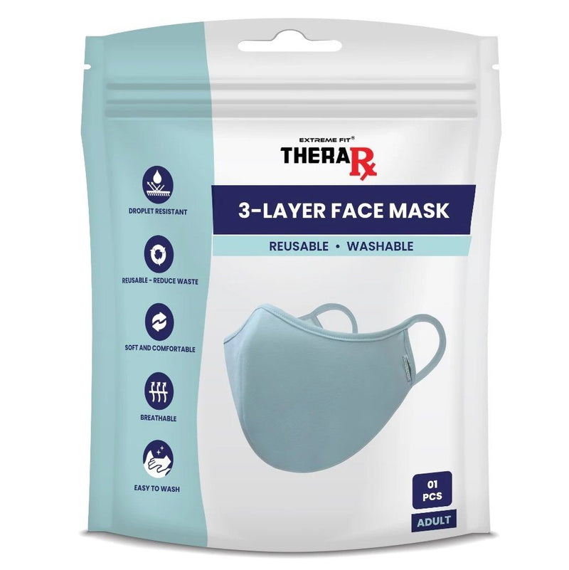 Reusable Washable 3-Ply Face Mask Wellness & Fitness - DailySale