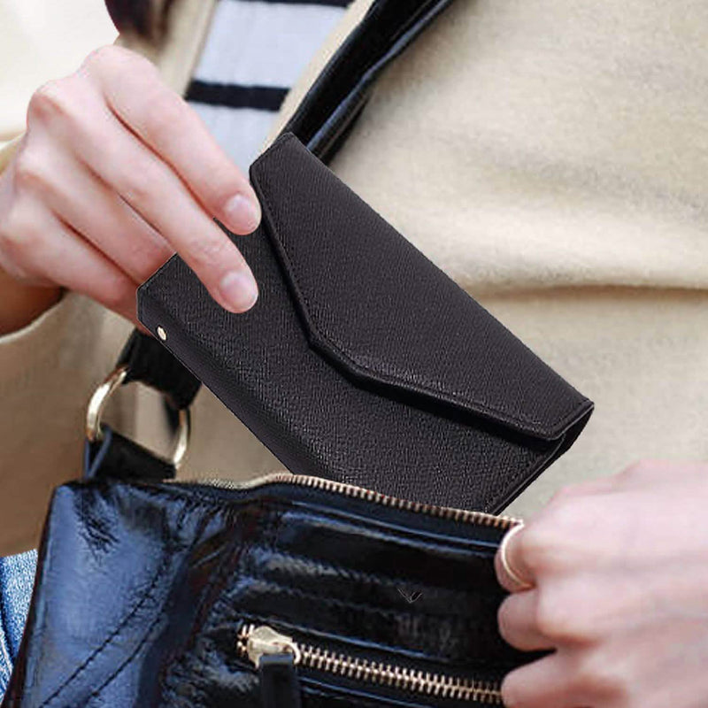 RFID Blocking Travel Passport Organizer Holder Wallet With CDC Vaccination Card Slot Protector Bags & Travel - DailySale
