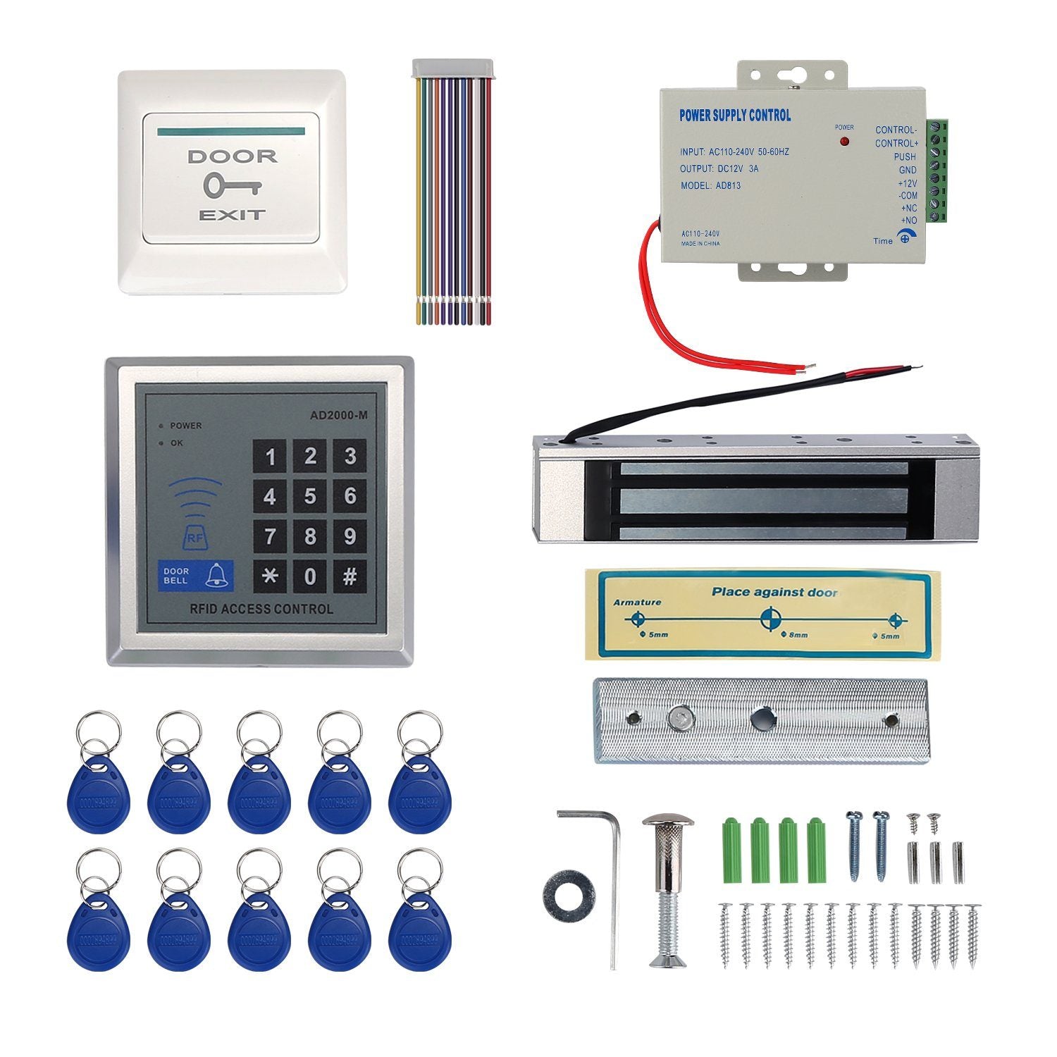 RFID Door Access Control System Kit Home Improvement - DailySale