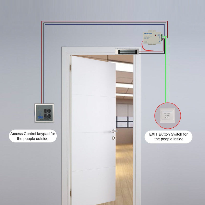 RFID Door Access Control System Kit Home Improvement - DailySale