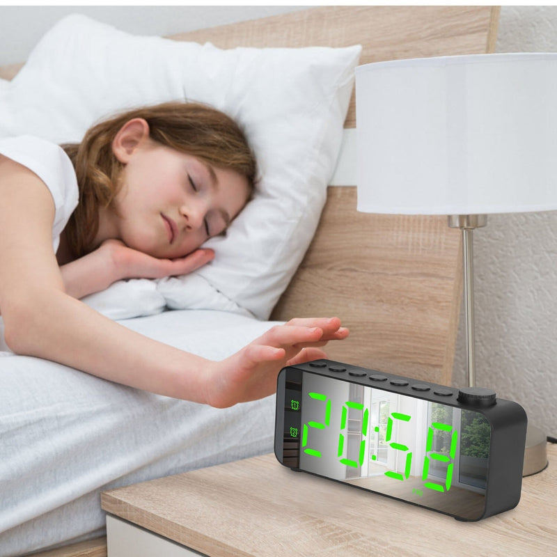RGB Color LED Digital Alarm Clock Household Appliances - DailySale