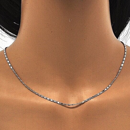 Rhodium Filled High Polish Finish Basic Necklace Necklaces - DailySale