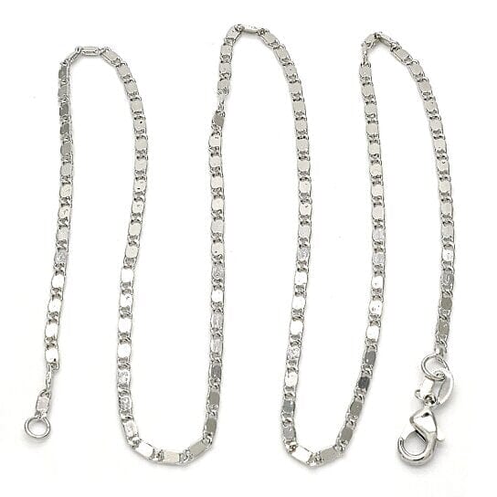 Rhodium Filled High Polish Finish Basic Necklace Necklaces - DailySale