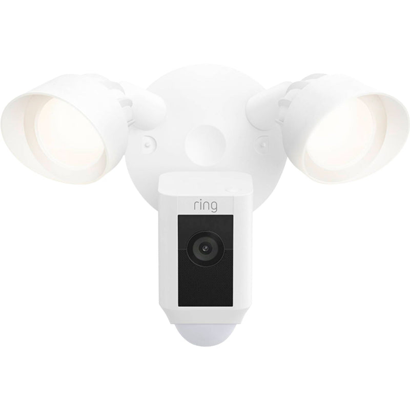 Ring - Floodlight Cam Plus Outdoor Wired 1080p Surveillance Camera