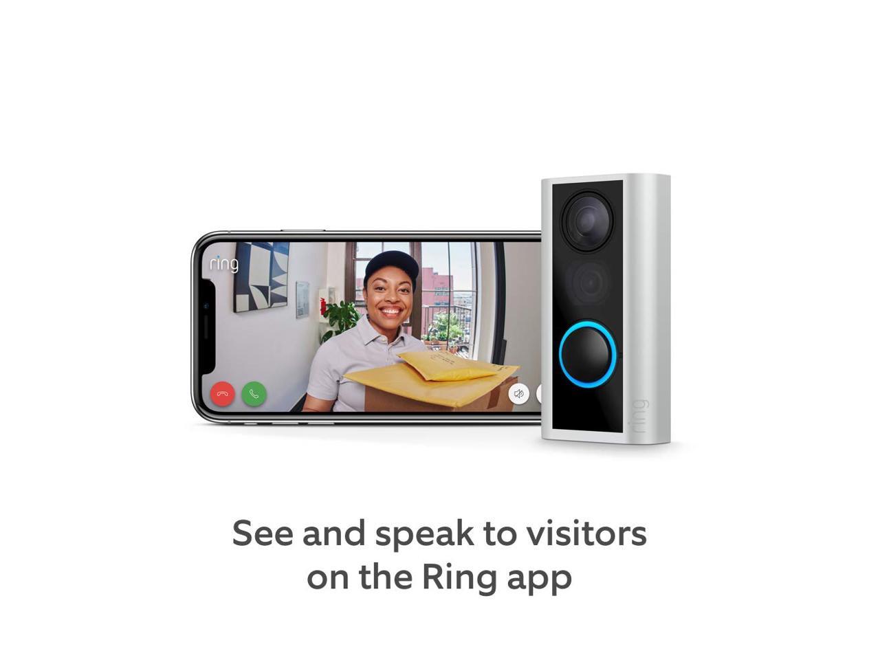 Ring Peephole Cam Video Doorbell Smart, Compact HD Video Wifi Doorbell Cameras & Drones - DailySale