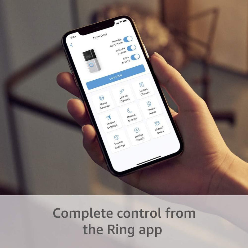 Ring Video Doorbell 3 Enhanced WiFi Improved Motion Detection Cameras & Surveillance - DailySale