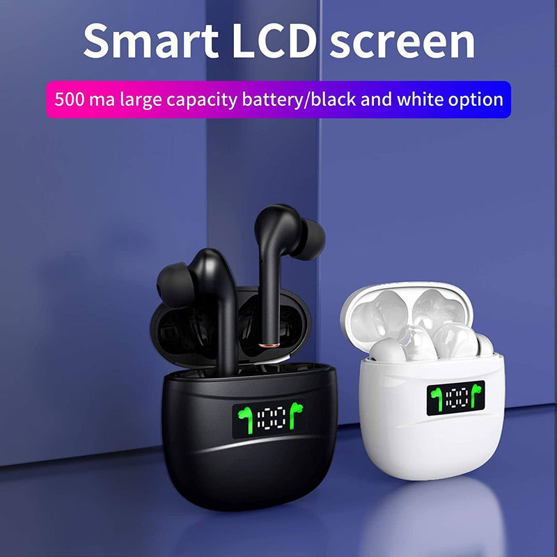ROCXF TWS Wireless Earbuds with LED Power Supply Display Case Headphones & Audio - DailySale