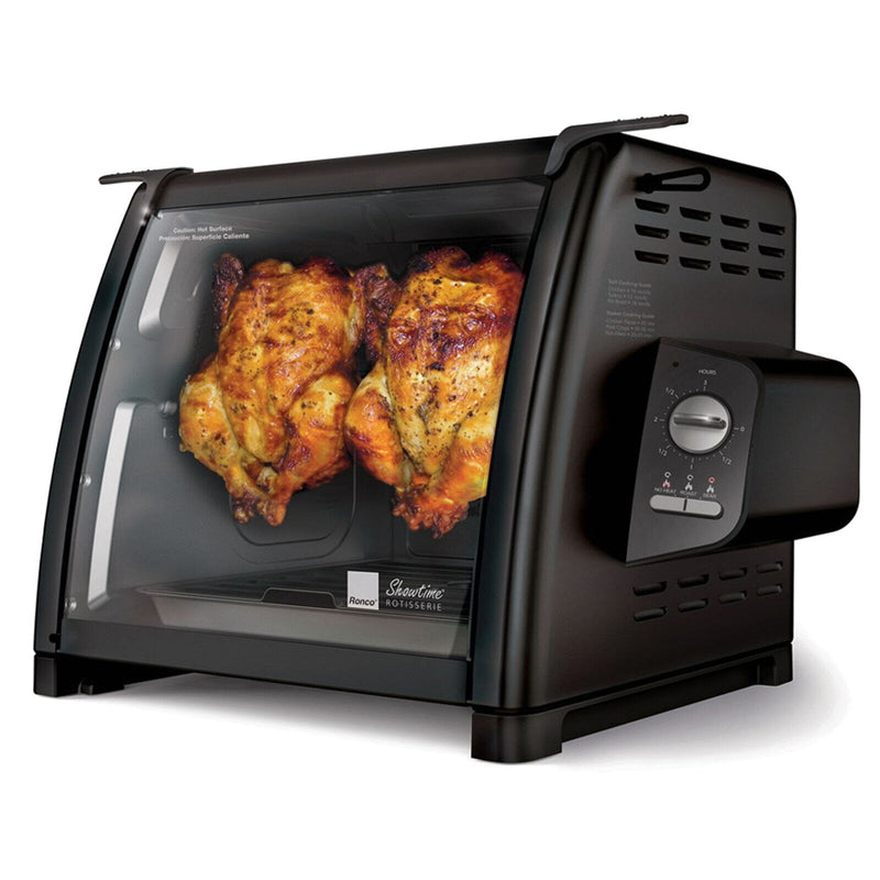 Ronco Modern Rotisserie Oven, Large Capacity (15lbs) Countertop Oven Kitchen Appliances Black - DailySale