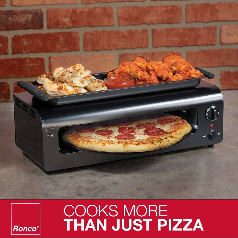 Ronco Pizza & More Home Pizza and Wing Oven with Removable Warming Tray and Pan Kitchen & Dining - DailySale