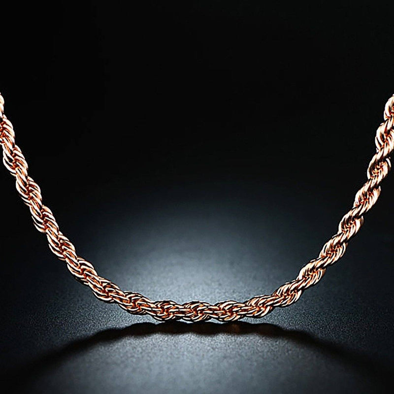 Rose Gold Chain Necklace Jewelry - DailySale