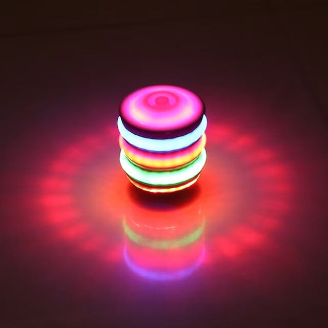 Rotating Gyro with Sound And LED Light Music Spinning Toys & Games - DailySale