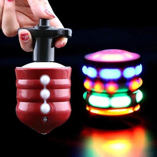 Rotating Gyro with Sound And LED Light Music Spinning Toys & Games - DailySale