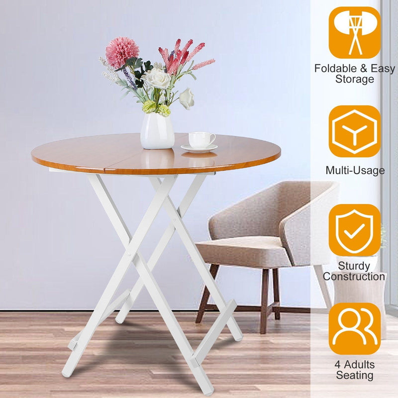 Round High Top Folding Table