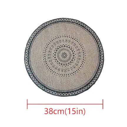 Round Mandala Placemats Wine & Dining - DailySale