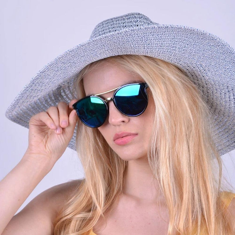 Round Mirrored Fashion Sunglasses Sports & Outdoors - DailySale